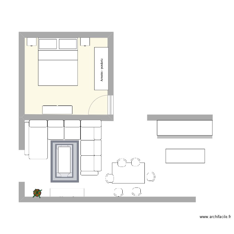 Salon Athènes. Plan de 0 pièce et 0 m2