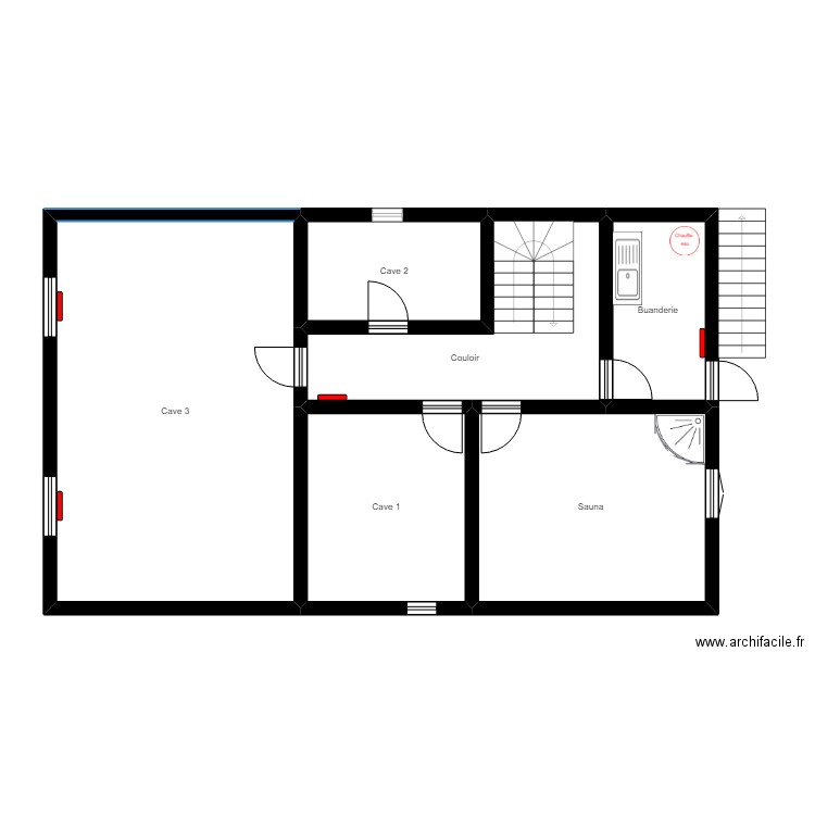 Sous-sol_Amiante. Plan de 0 pièce et 0 m2