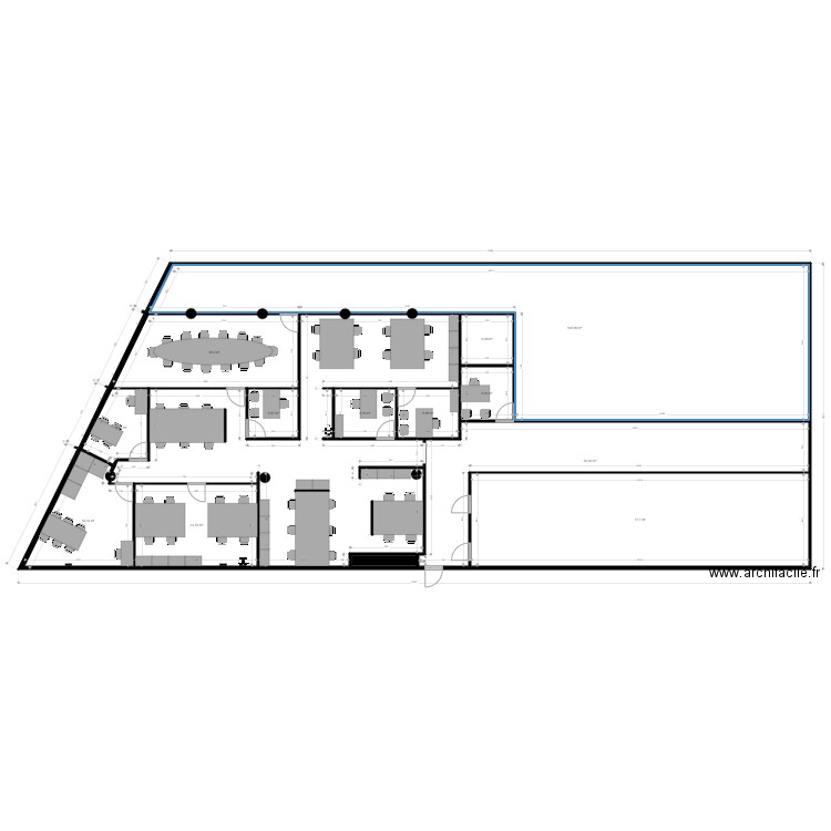 SD2.4.9. Plan de 14 pièces et 484 m2