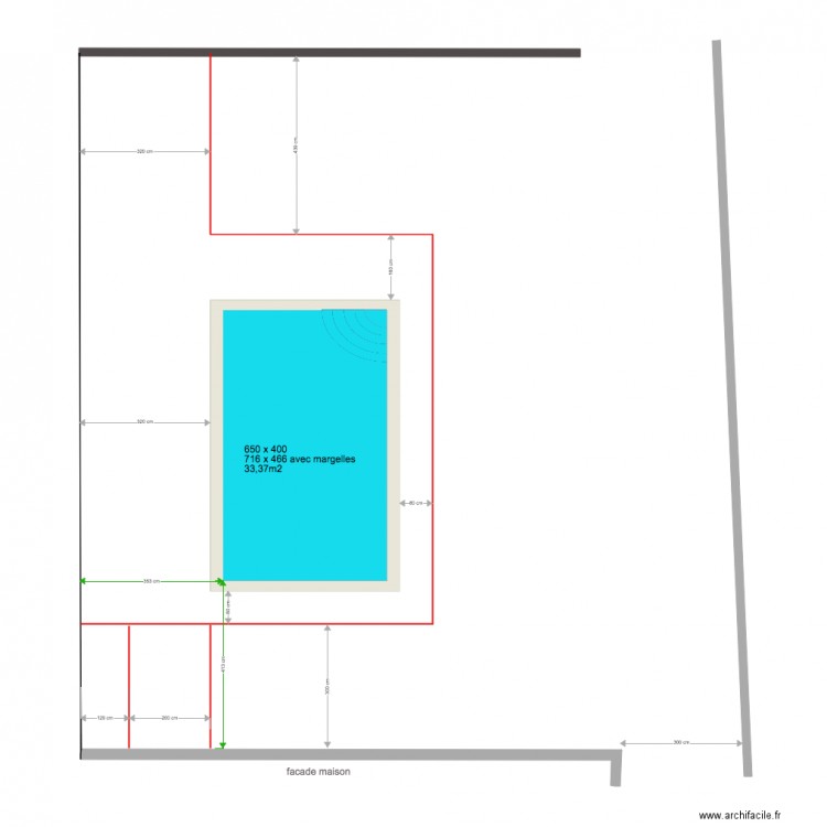 Dalle piscine sans pool 2201. Plan de 0 pièce et 0 m2