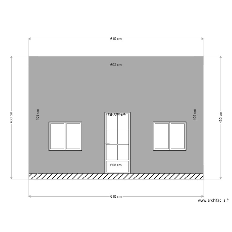 porte entre. Plan de 0 pièce et 0 m2