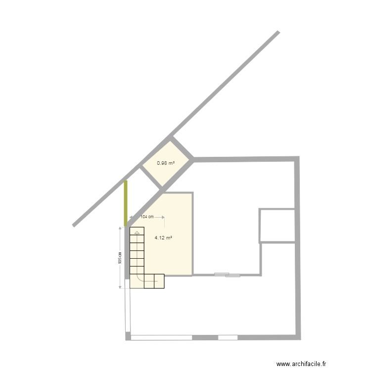 manu. Plan de 0 pièce et 0 m2