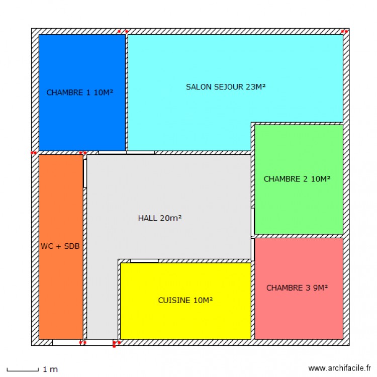 APPARTEMENT 100M². Plan de 0 pièce et 0 m2