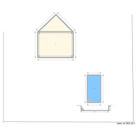 Plan en coupe piscine 4 x 8 