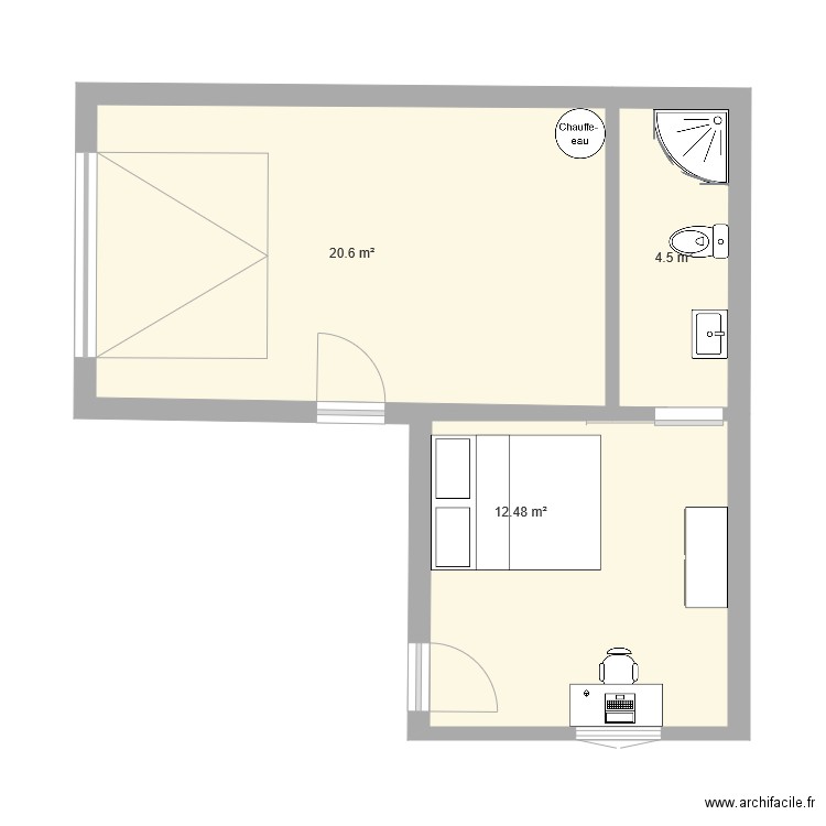 garage. Plan de 0 pièce et 0 m2