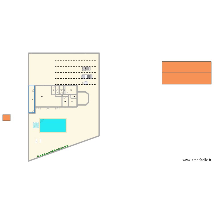 maison. Plan de 12 pièces et 861 m2