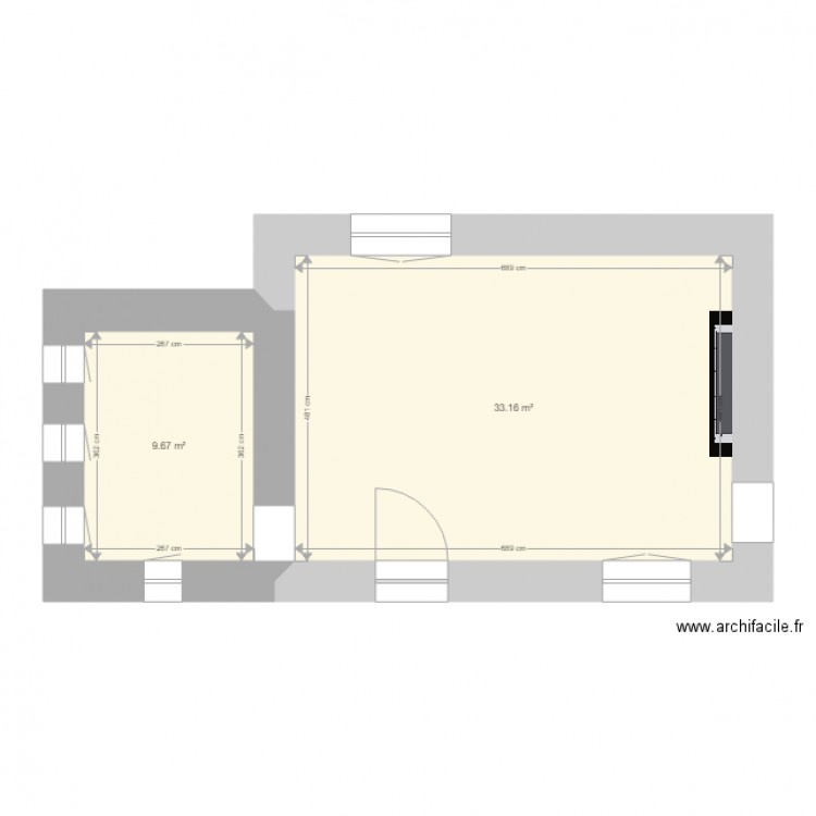 Maison RDC. Plan de 0 pièce et 0 m2