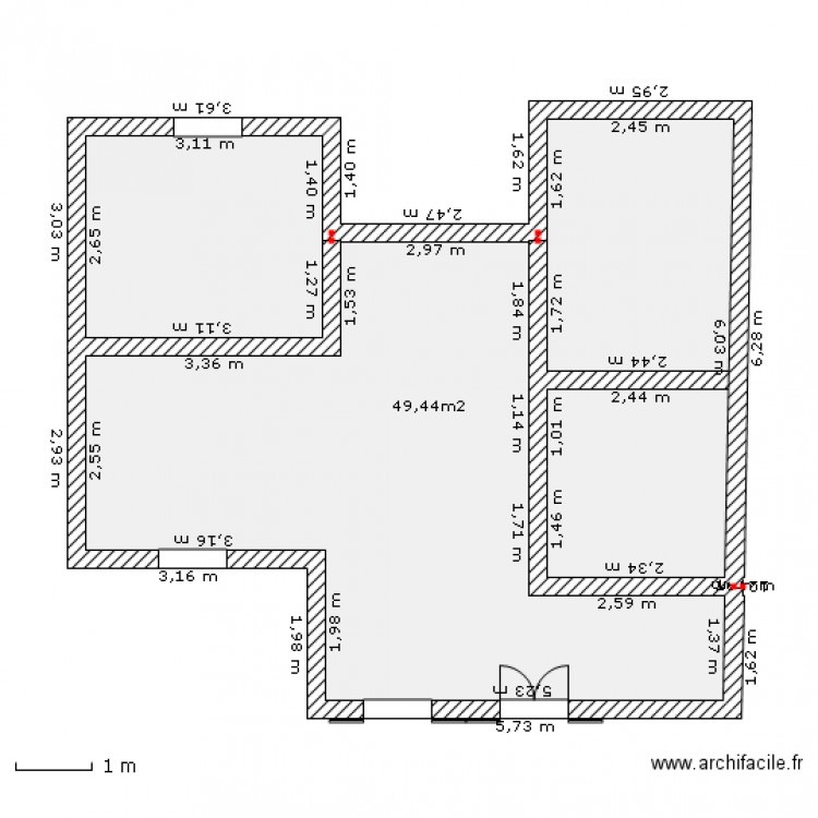 htttu. Plan de 0 pièce et 0 m2