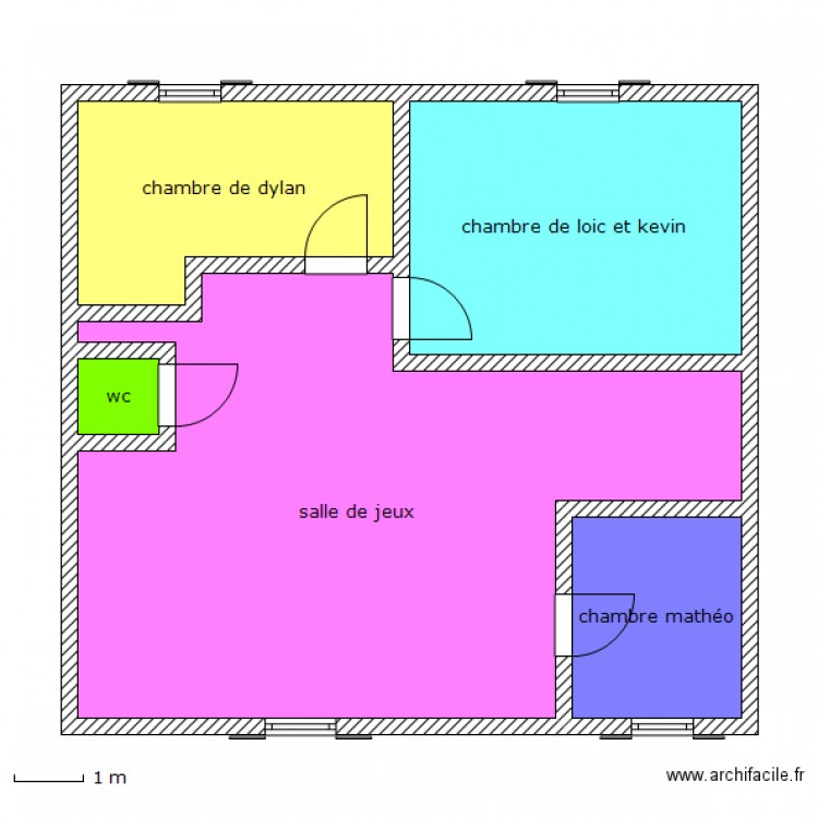 3ième étage de la maison. Plan de 0 pièce et 0 m2