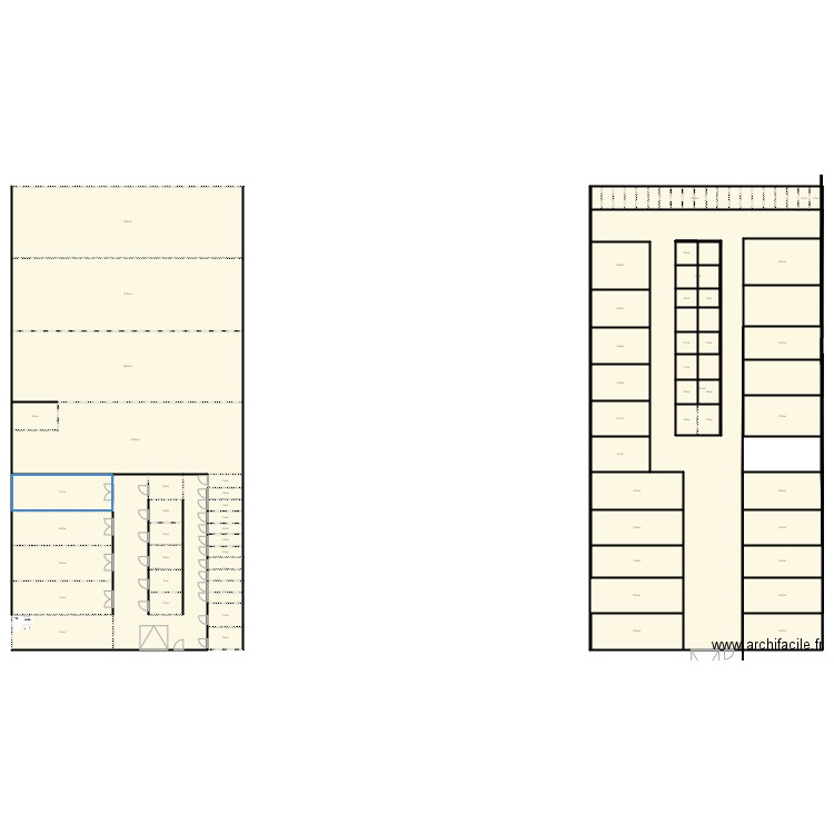 box. Plan de 0 pièce et 0 m2