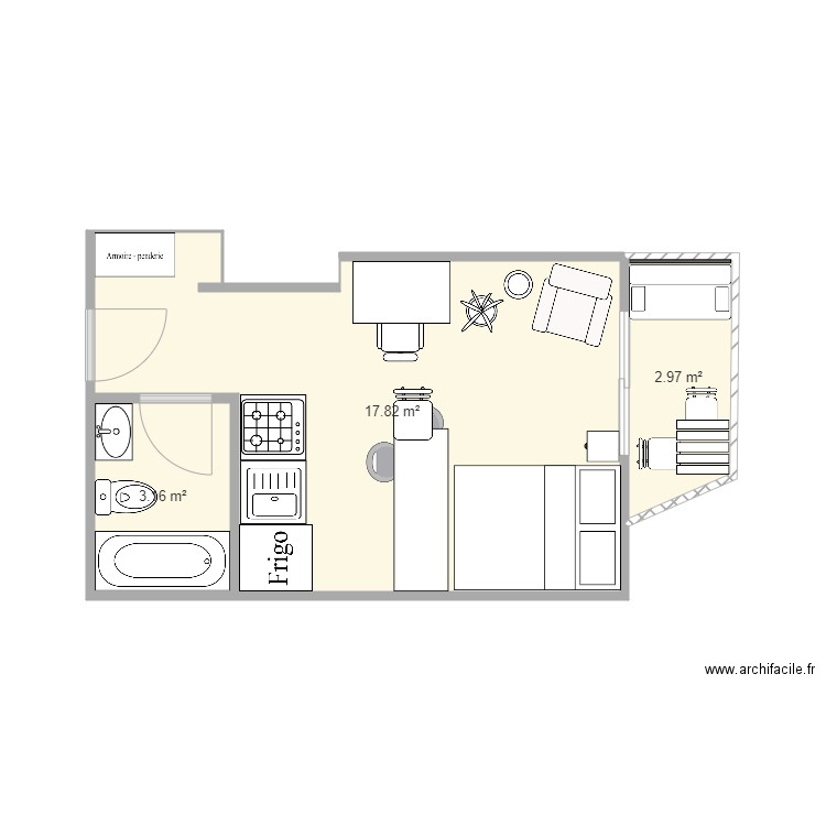 studio bruno. Plan de 0 pièce et 0 m2