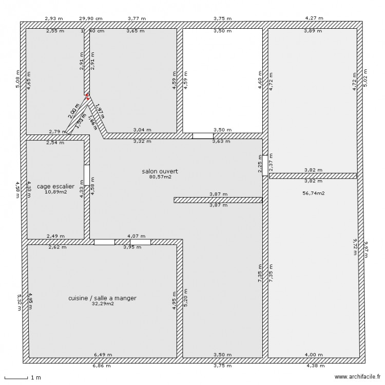 Maison. Plan de 0 pièce et 0 m2