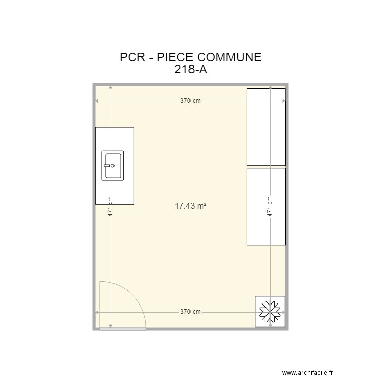 218A  pcr commun. Plan de 0 pièce et 0 m2