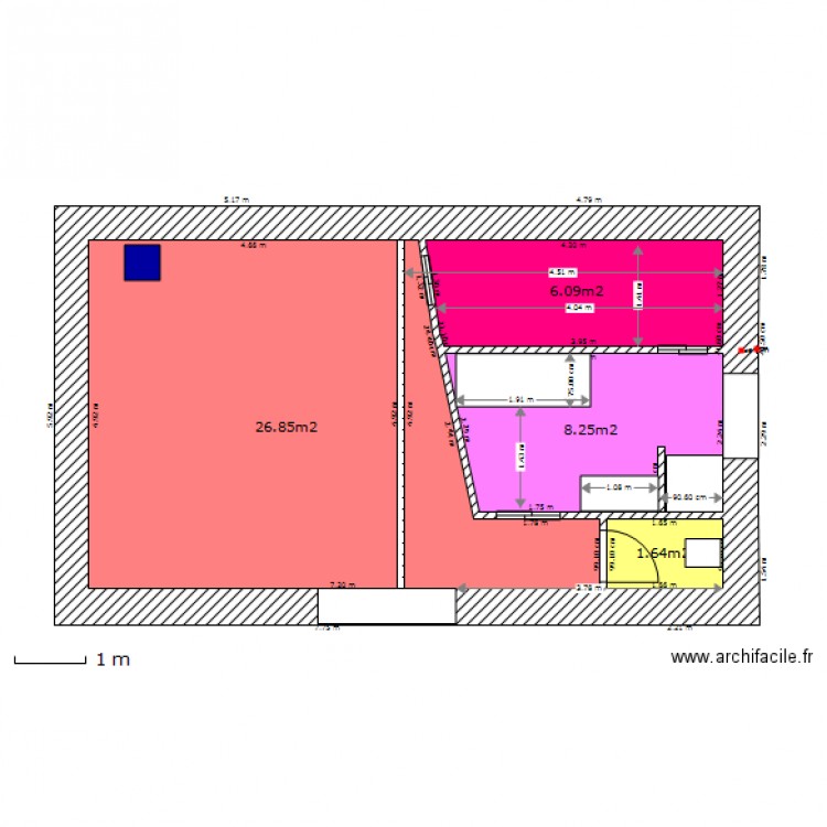 Dessus Garage. Plan de 0 pièce et 0 m2