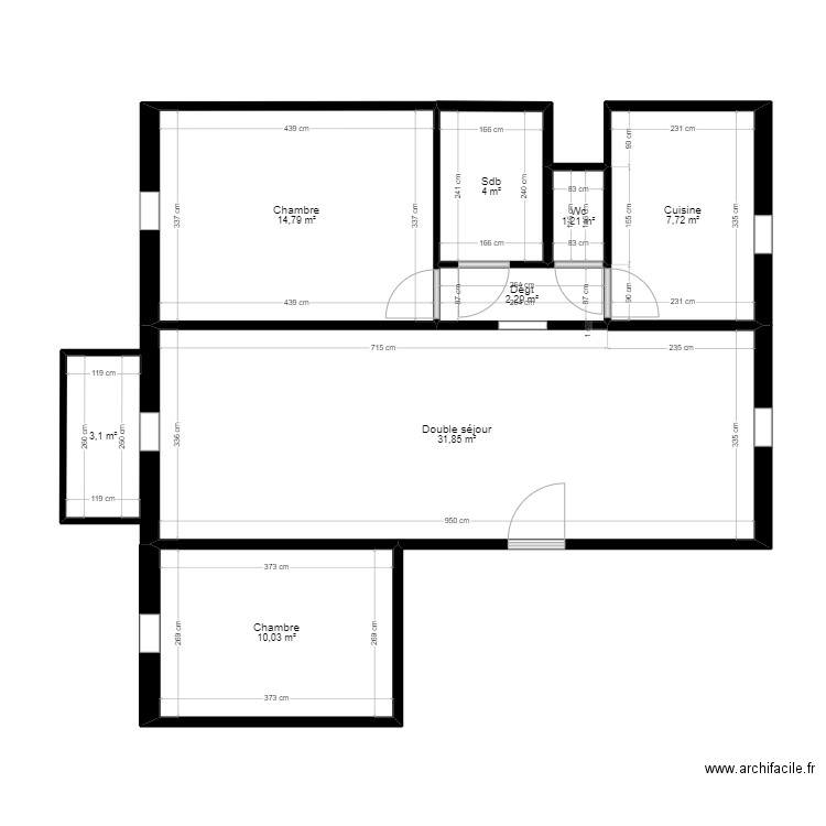 Plan T4. Plan de 0 pièce et 0 m2