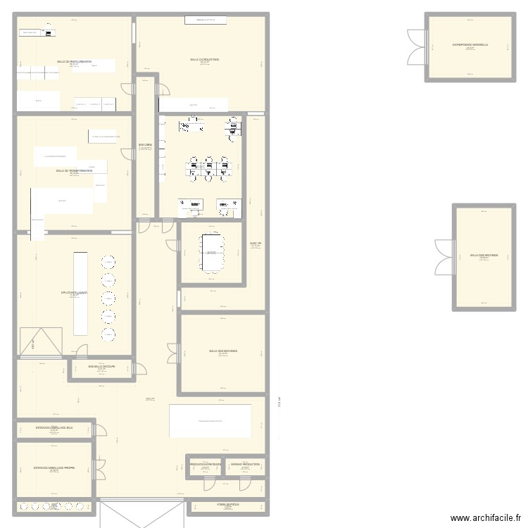 PLAN 1260M2 OPEN SPACE v4. Plan de 0 pièce et 0 m2