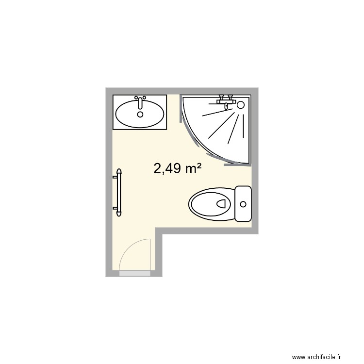 Paris 18. Plan de 0 pièce et 0 m2