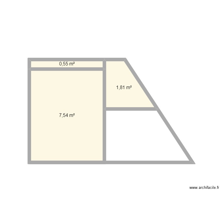 prunae. Plan de 0 pièce et 0 m2