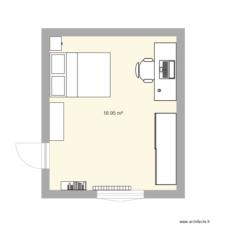 chb. Plan de 0 pièce et 0 m2