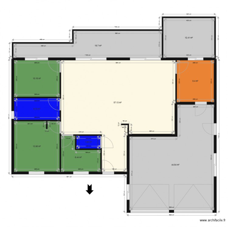 Projet 3. Plan de 0 pièce et 0 m2