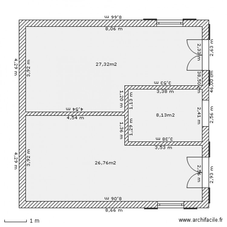 escalinn. Plan de 0 pièce et 0 m2