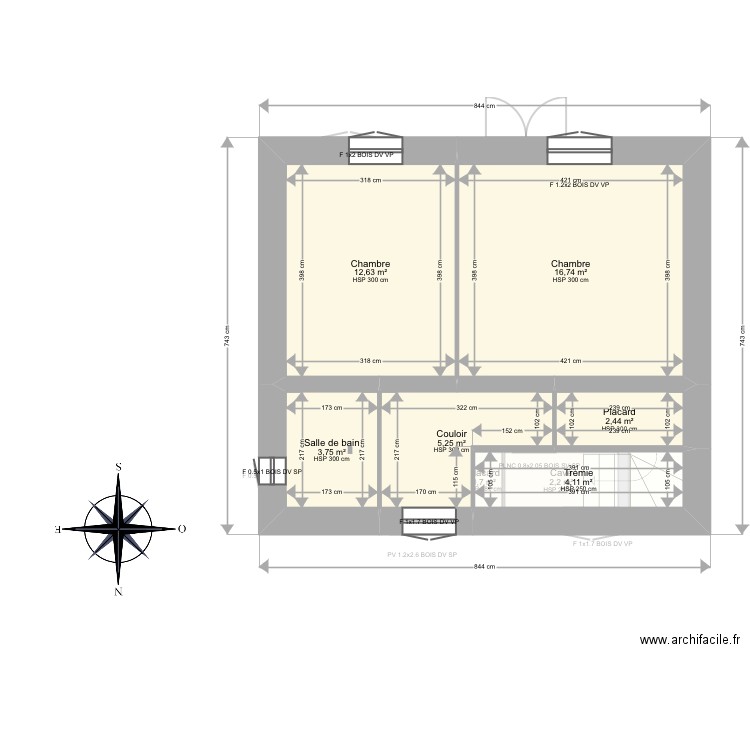 Vannier. Plan de 0 pièce et 0 m2