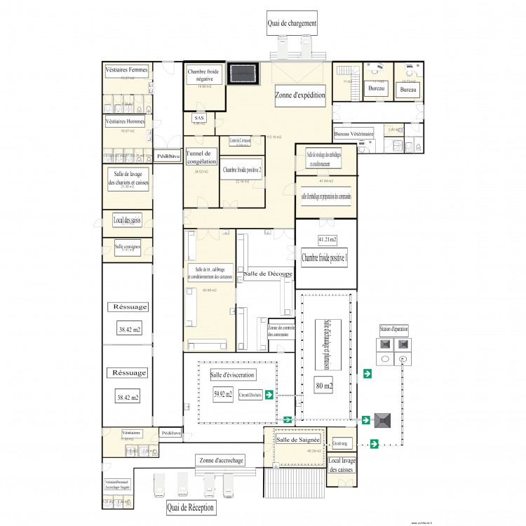 PLAN ABATTOIR AVICOLE 5. Plan de 0 pièce et 0 m2