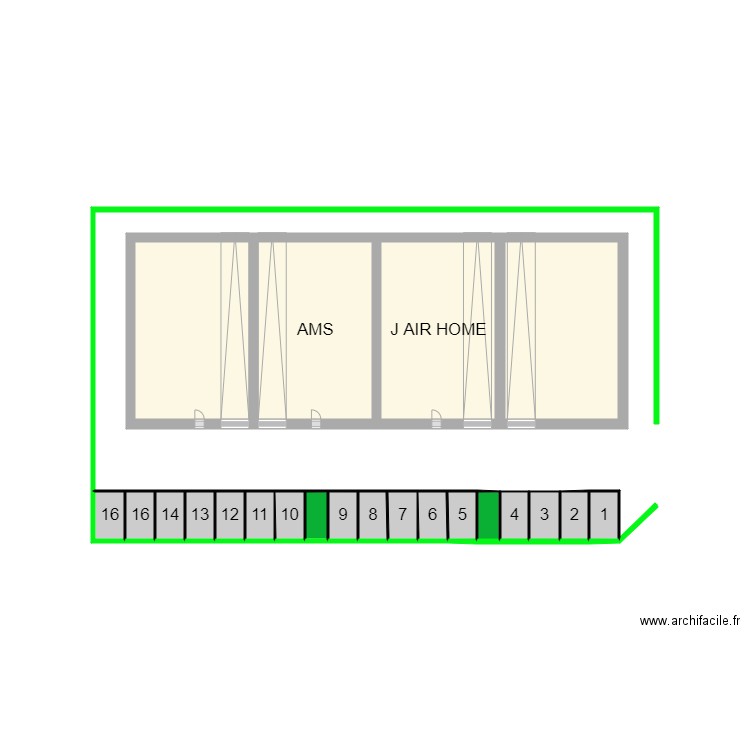 IMPLANTATION J AIR HOME En cours. Plan de 0 pièce et 0 m2
