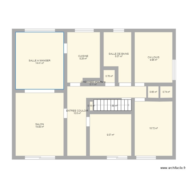 Rdc Maison Plan Dessiné Par Tiget