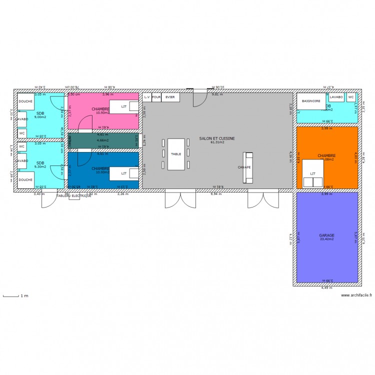 Ferme rénovée. Plan de 0 pièce et 0 m2