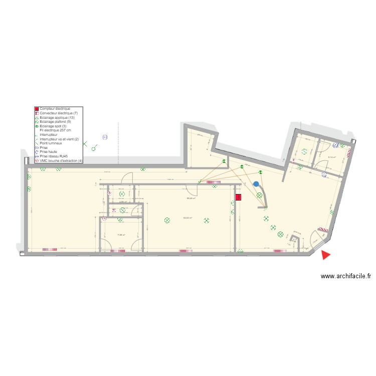 Cespedes. Plan de 0 pièce et 0 m2