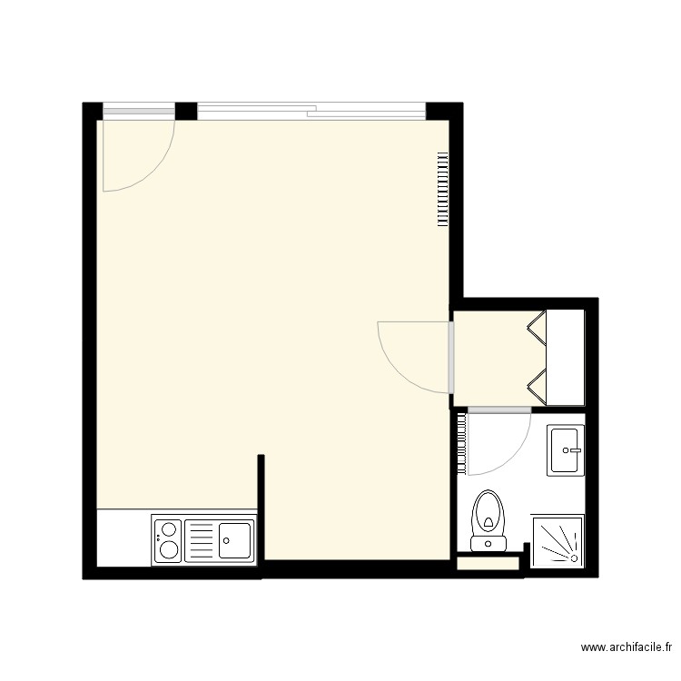 STUDIO VAUGIRARD. Plan de 0 pièce et 0 m2