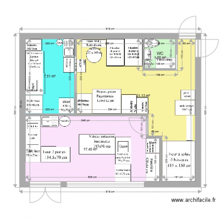 boulangerie 2. Plan de 0 pièce et 0 m2