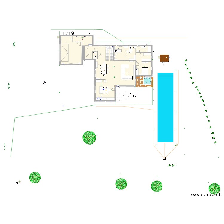 plomberie. Plan de 0 pièce et 0 m2