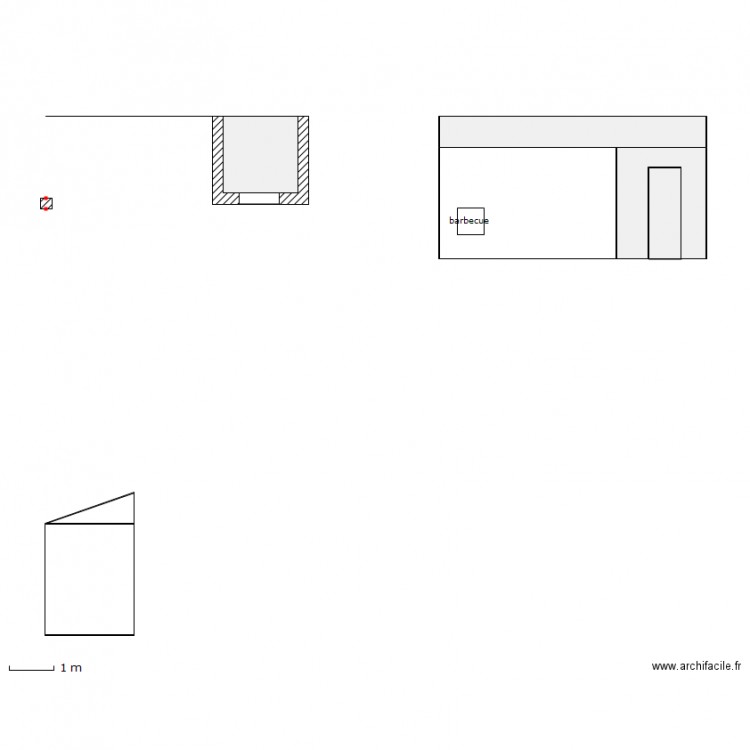 cuisine exterieure local technique. Plan de 0 pièce et 0 m2