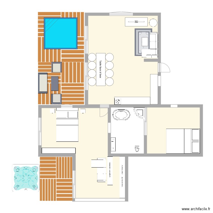 La Maison blanche. Plan de 0 pièce et 0 m2