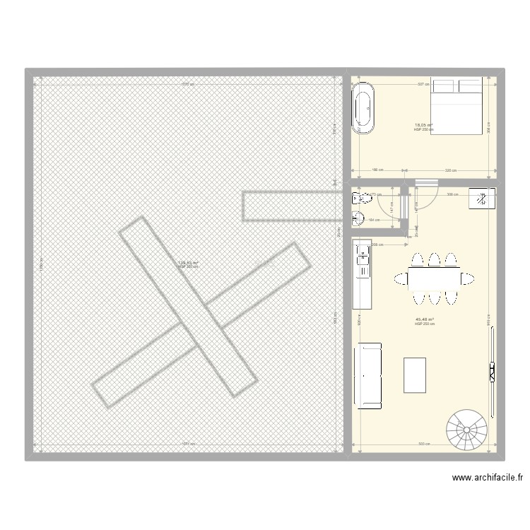 Hangar 2. Plan de 0 pièce et 0 m2