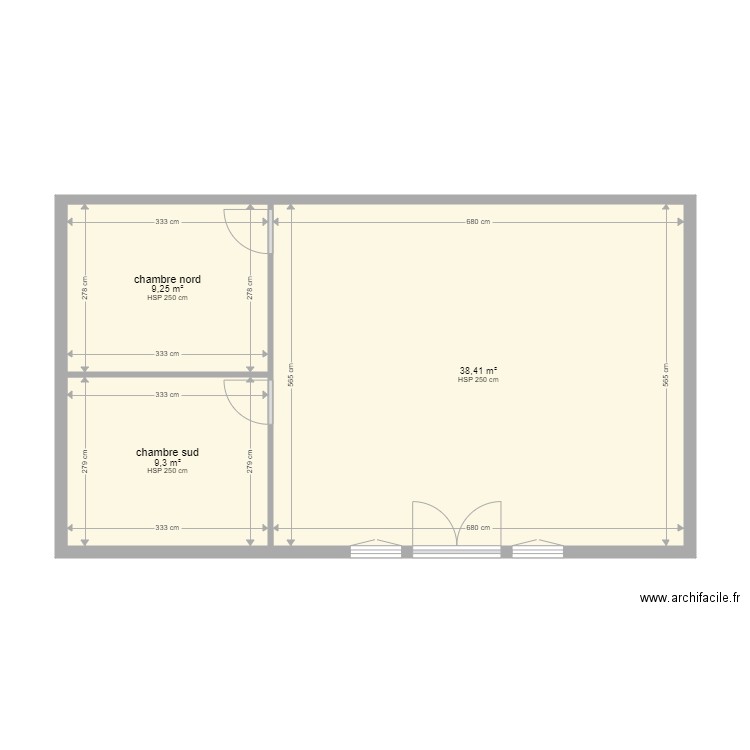 principal. Plan de 0 pièce et 0 m2