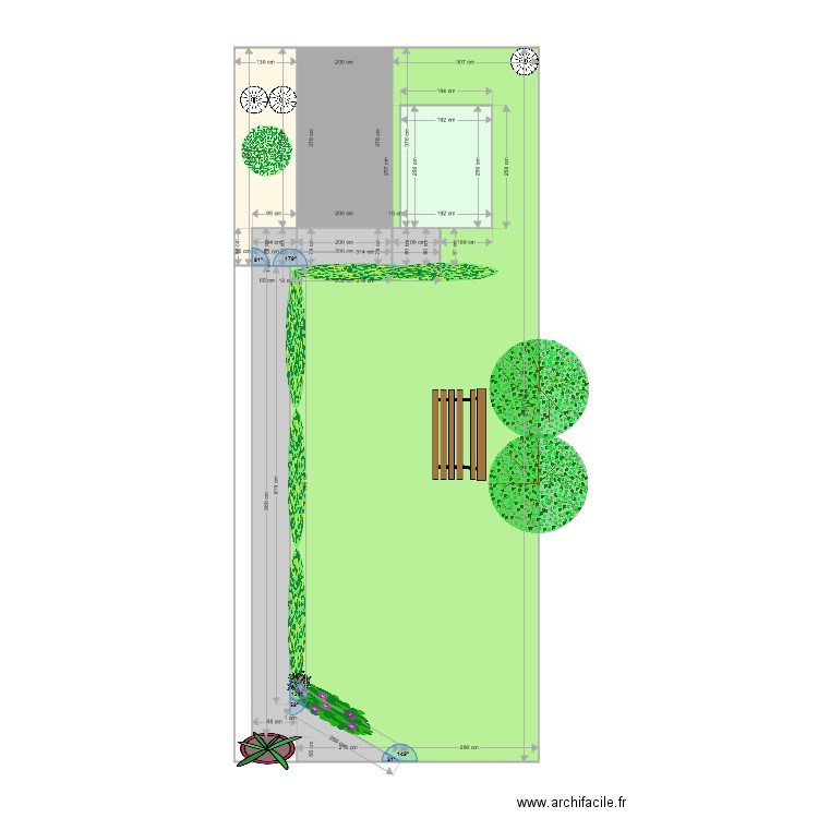 Jardin 1. Plan de 0 pièce et 0 m2