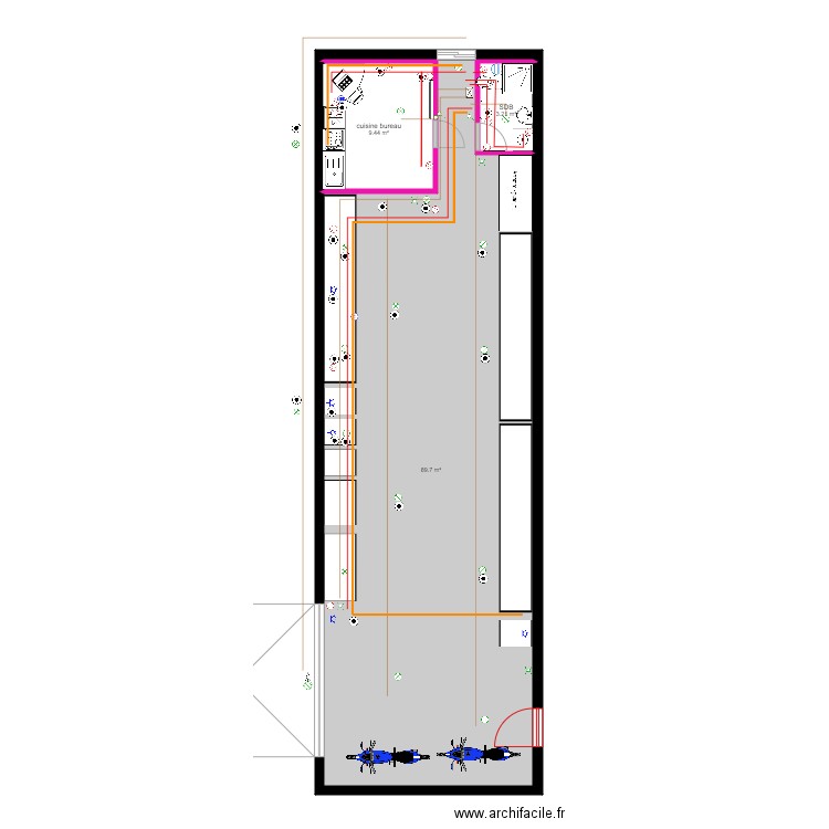 Box elec. Plan de 0 pièce et 0 m2