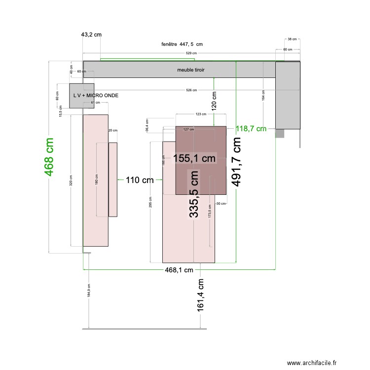 cuisine maison . Plan de 0 pièce et 0 m2