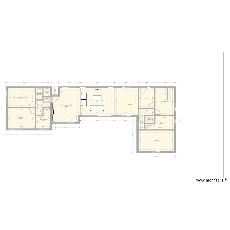 MAiSON final AVEC GD SALLE DE BAIN. Plan de 0 pièce et 0 m2