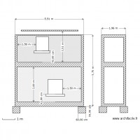 FACADE SUD   MUR RETOUR