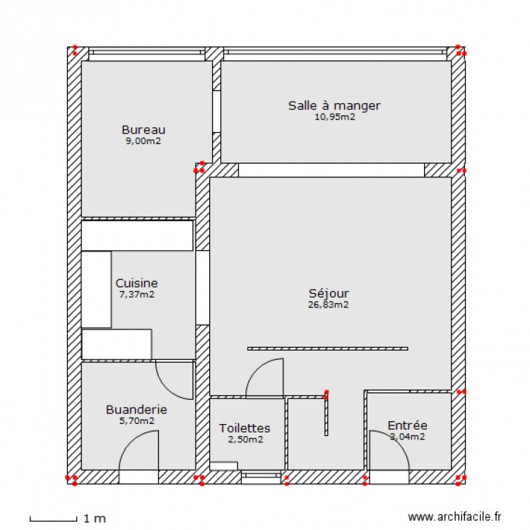 Masse RdC - Projet 2. Plan de 0 pièce et 0 m2