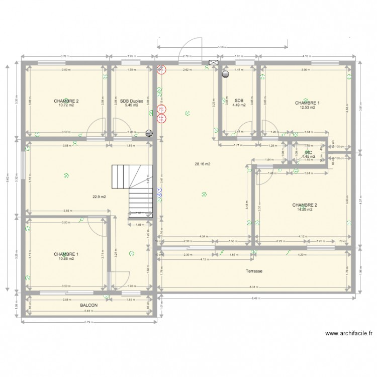 CAZTER 06AOUT16. Plan de 0 pièce et 0 m2