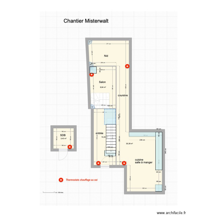 lauten chauffage. Plan de 0 pièce et 0 m2