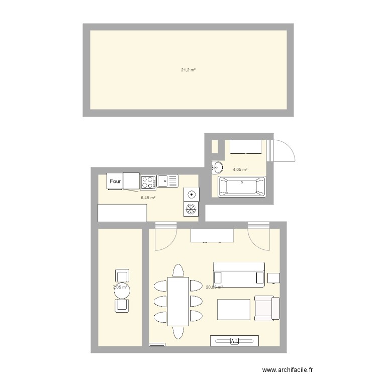 Boisarcy. Plan de 0 pièce et 0 m2