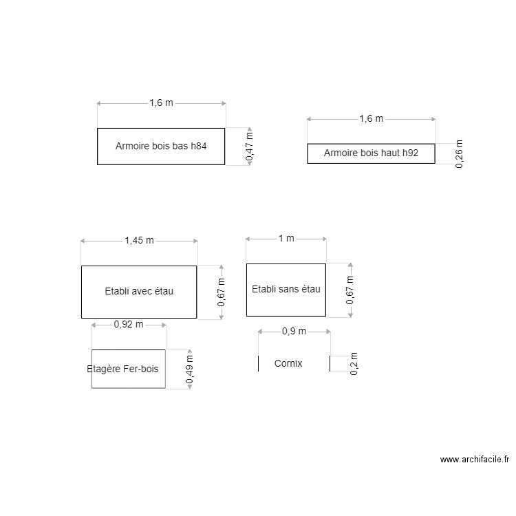 Meubles Cave. Plan de 0 pièce et 0 m2