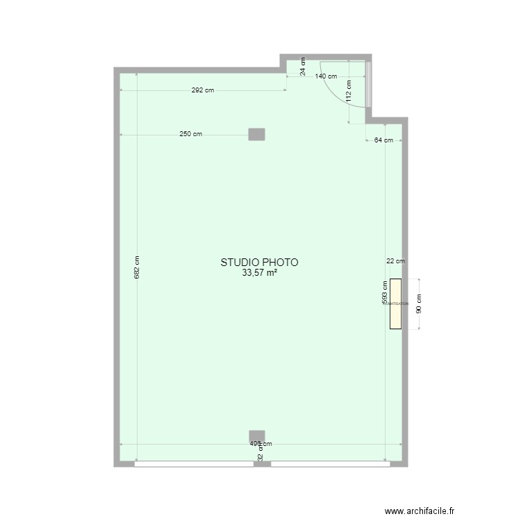 STUDIO photo. Plan de 0 pièce et 0 m2