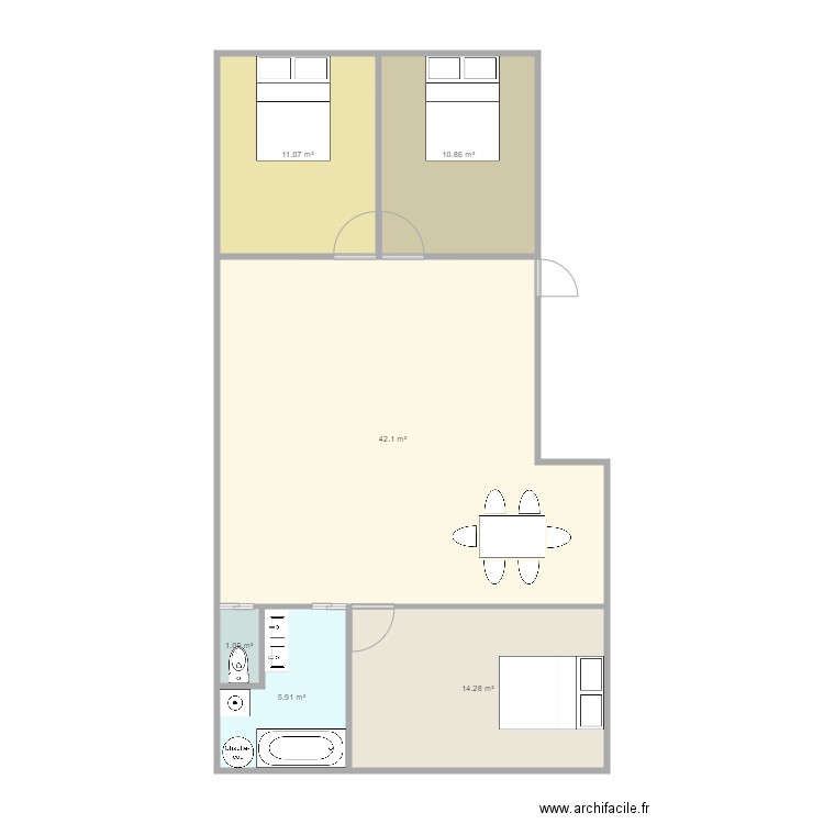 garage. Plan de 0 pièce et 0 m2